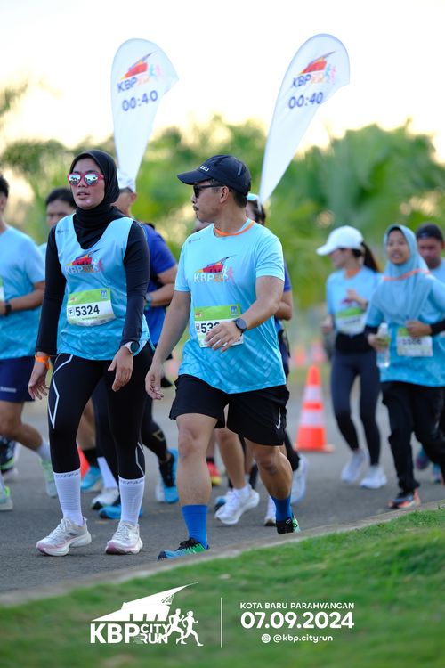 Race photo from KBP City Run 2024