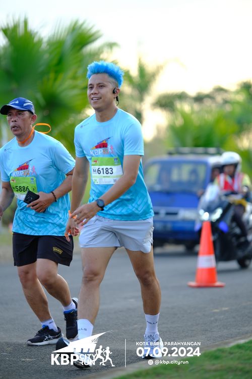 Race photo from KBP City Run 2024