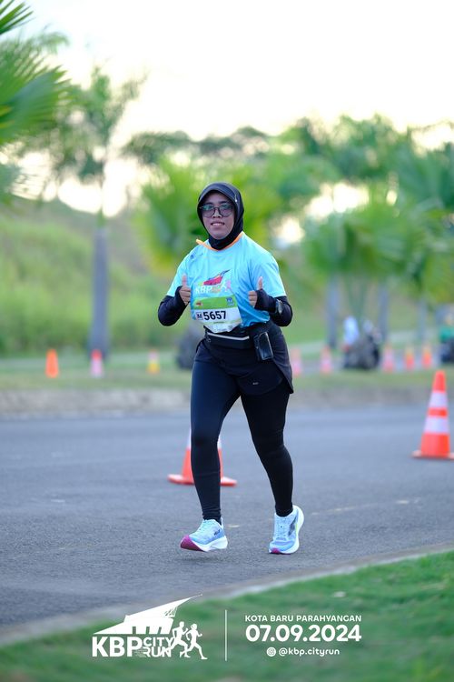 Race photo from KBP City Run 2024