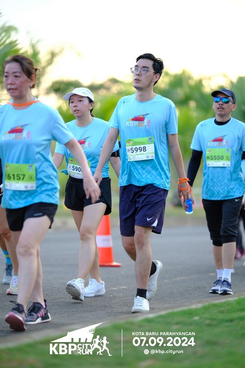 Race photo from KBP City Run 2024