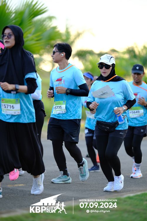 Race photo from KBP City Run 2024