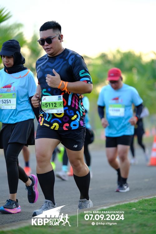 Race photo from KBP City Run 2024