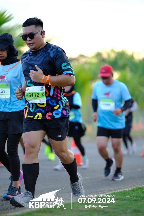 Race photo from KBP City Run 2024