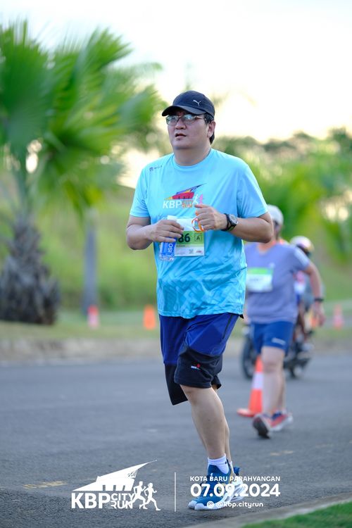 Race photo from KBP City Run 2024