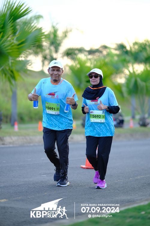 Race photo from KBP City Run 2024