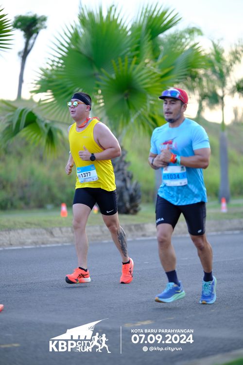 Race photo from KBP City Run 2024