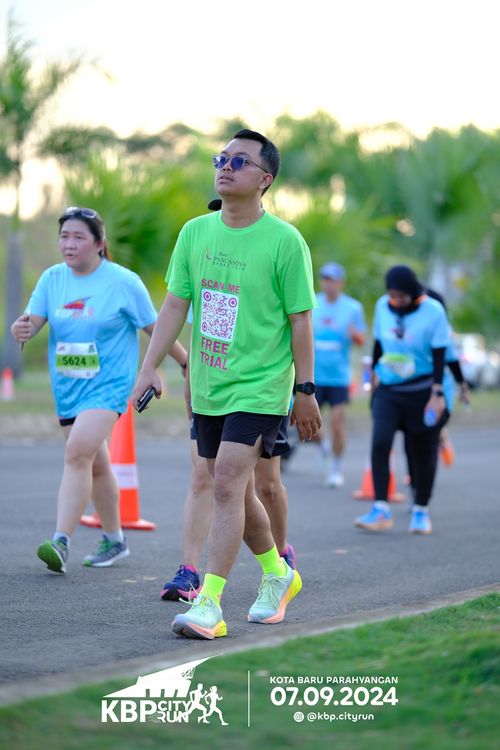 Race photo from KBP City Run 2024