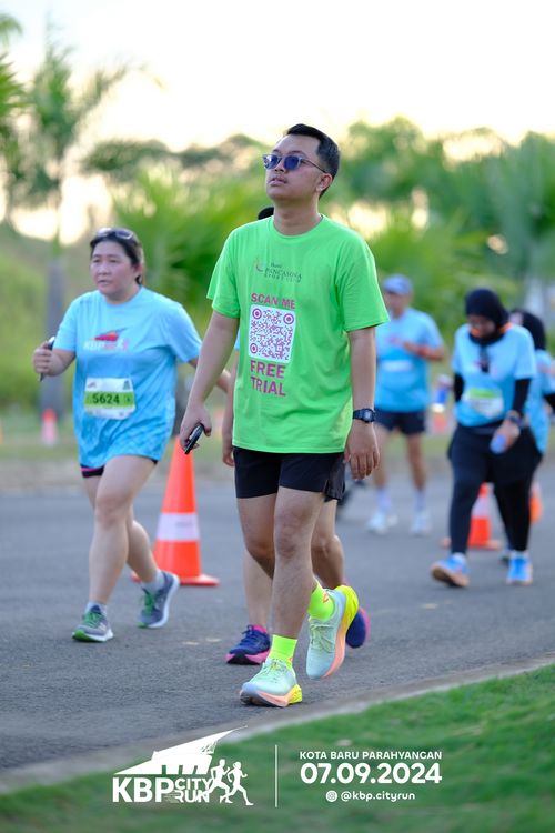 Race photo from KBP City Run 2024