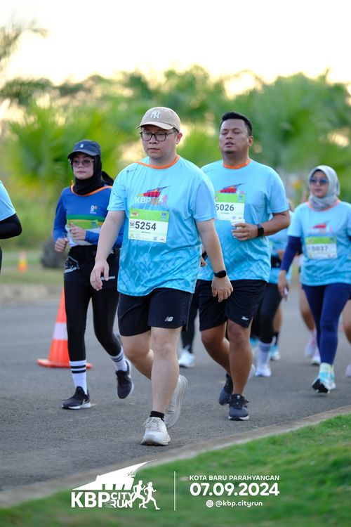 Race photo from KBP City Run 2024