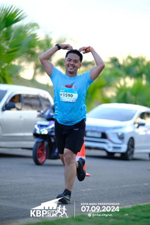 Race photo from KBP City Run 2024