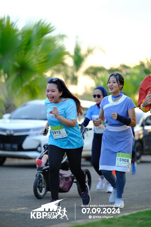 Race photo from KBP City Run 2024