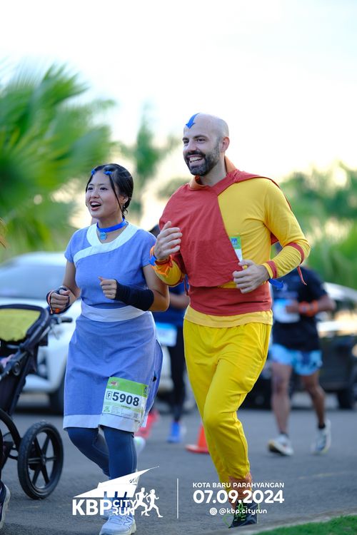 Race photo from KBP City Run 2024