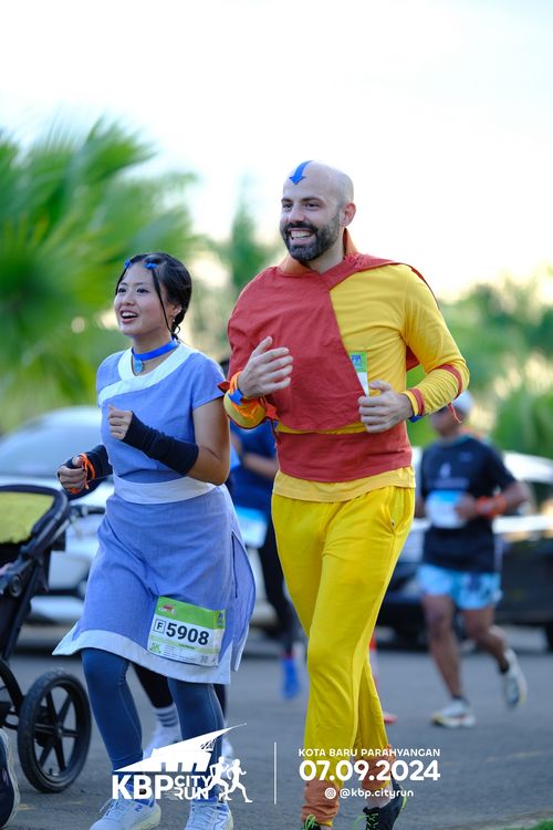 Race photo from KBP City Run 2024