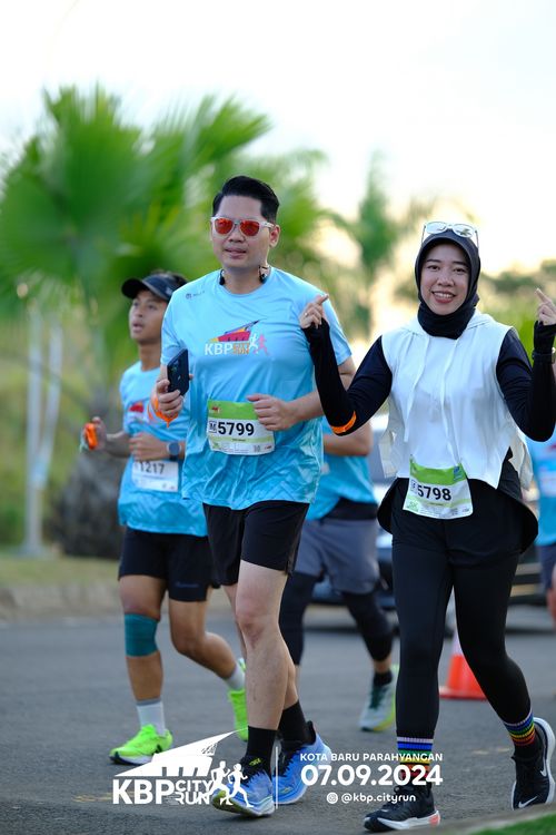 Race photo from KBP City Run 2024