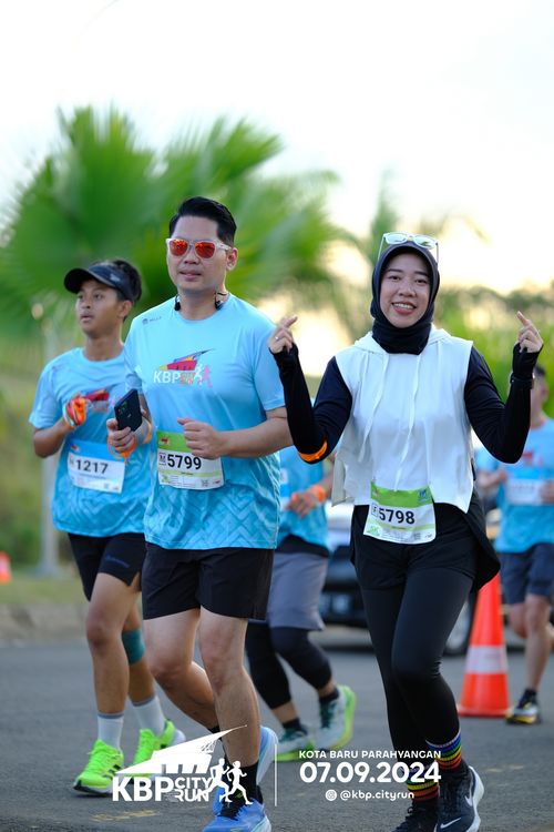 Race photo from KBP City Run 2024