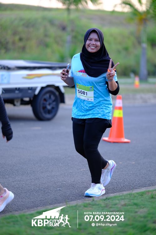 Race photo from KBP City Run 2024