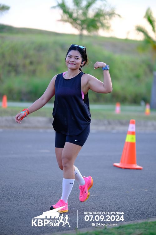 Race photo from KBP City Run 2024