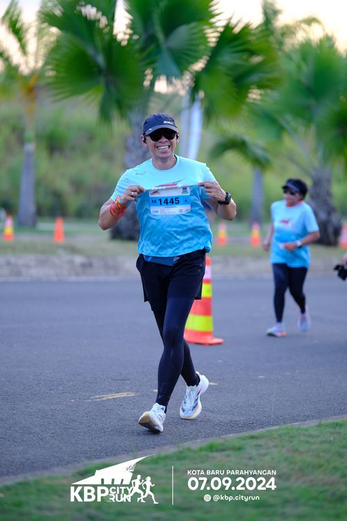 Race photo from KBP City Run 2024