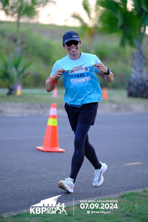 Race photo from KBP City Run 2024