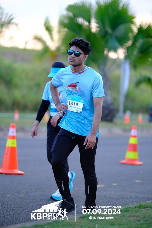 Race photo from KBP City Run 2024