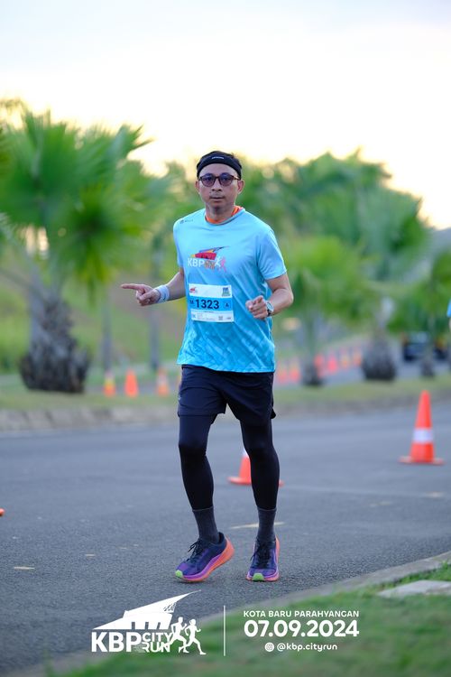 Race photo from KBP City Run 2024