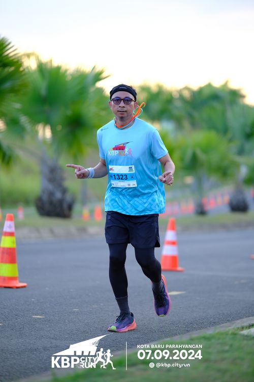 Race photo from KBP City Run 2024