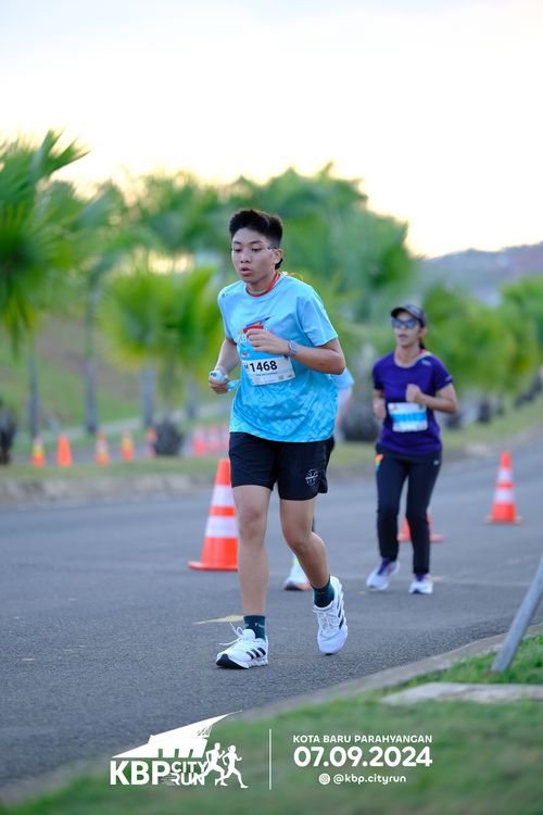 Race photo from KBP City Run 2024