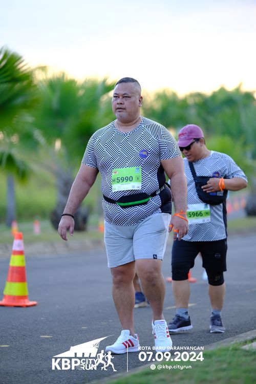 Race photo from KBP City Run 2024