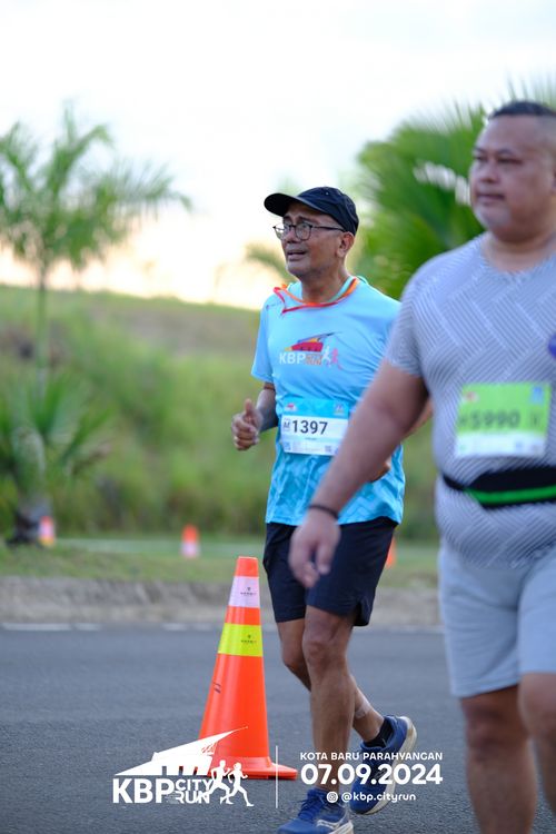 Race photo from KBP City Run 2024