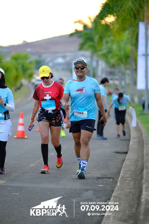Race photo from KBP City Run 2024