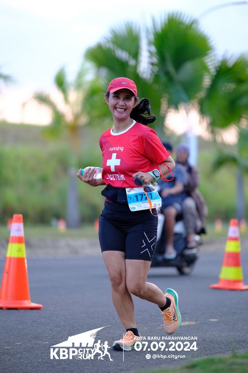 Race photo from KBP City Run 2024