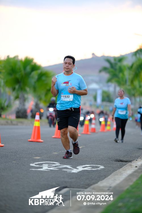 Race photo from KBP City Run 2024