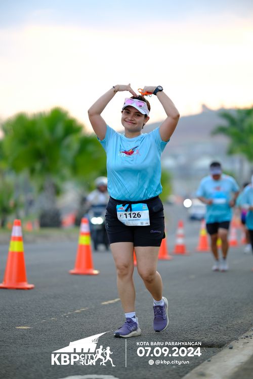 Race photo from KBP City Run 2024