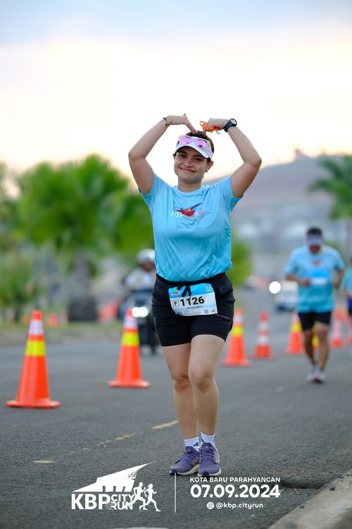 Race photo from KBP City Run 2024