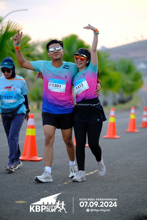 Race photo from KBP City Run 2024