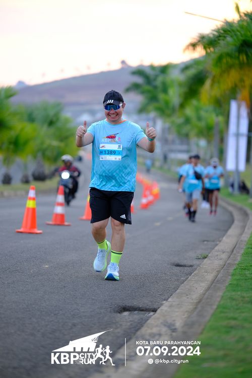 Race photo from KBP City Run 2024