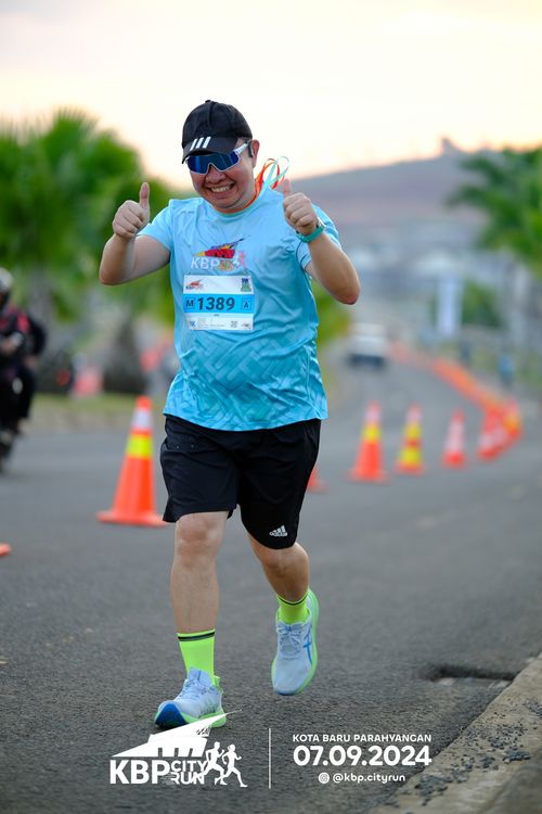 Race photo from KBP City Run 2024