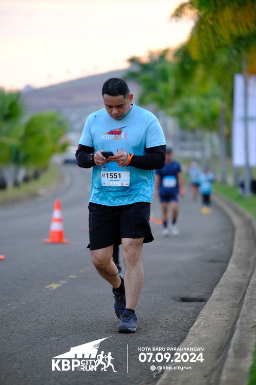 Race photo from KBP City Run 2024
