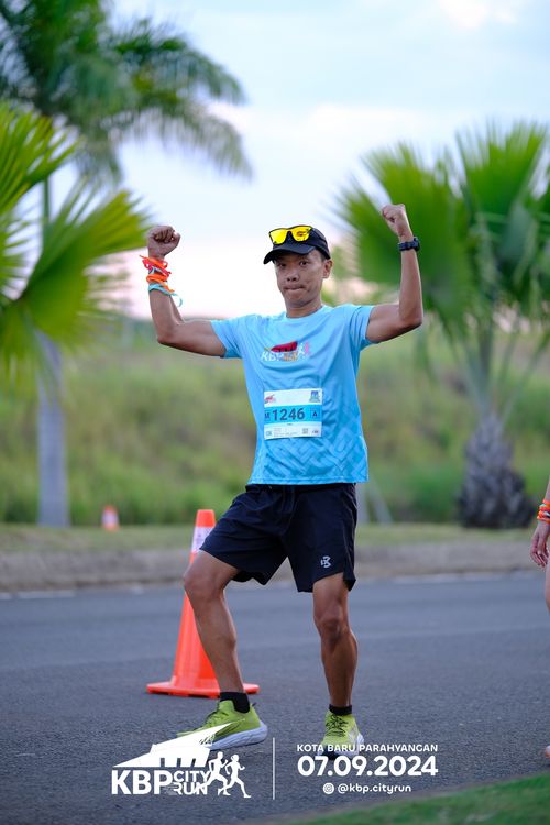Race photo from KBP City Run 2024