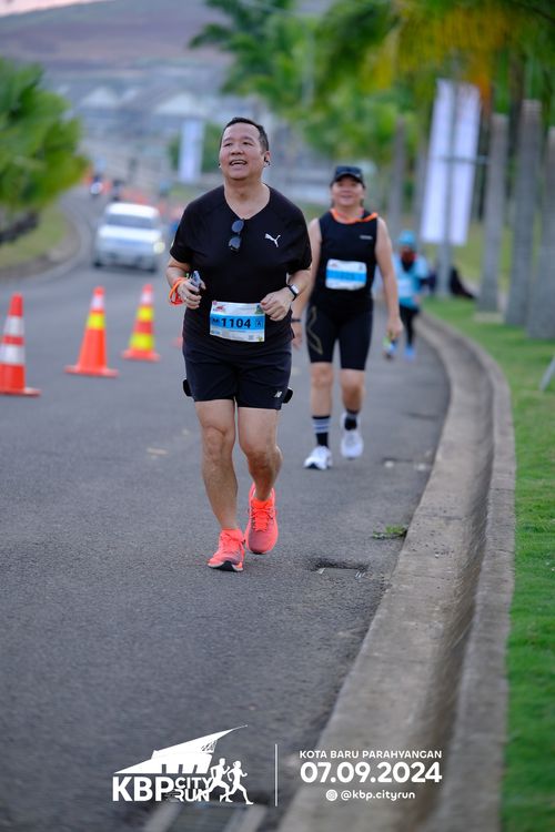 Race photo from KBP City Run 2024