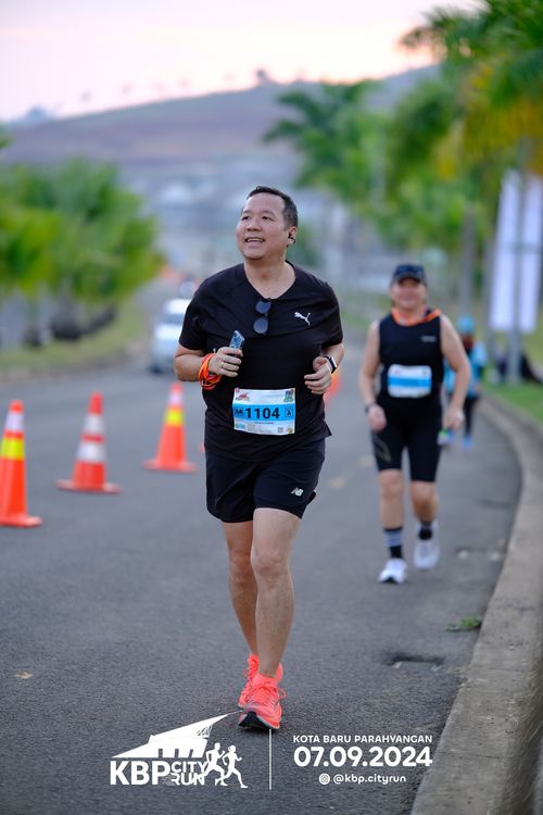 Race photo from KBP City Run 2024