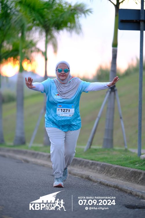 Race photo from KBP City Run 2024