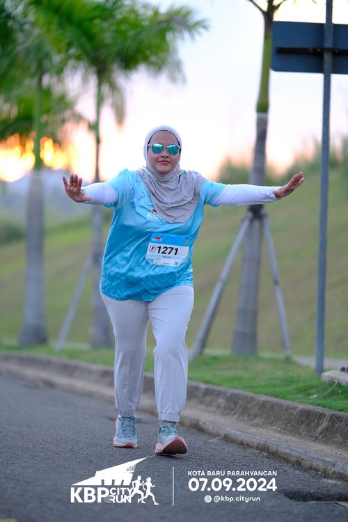 Race photo from KBP City Run 2024