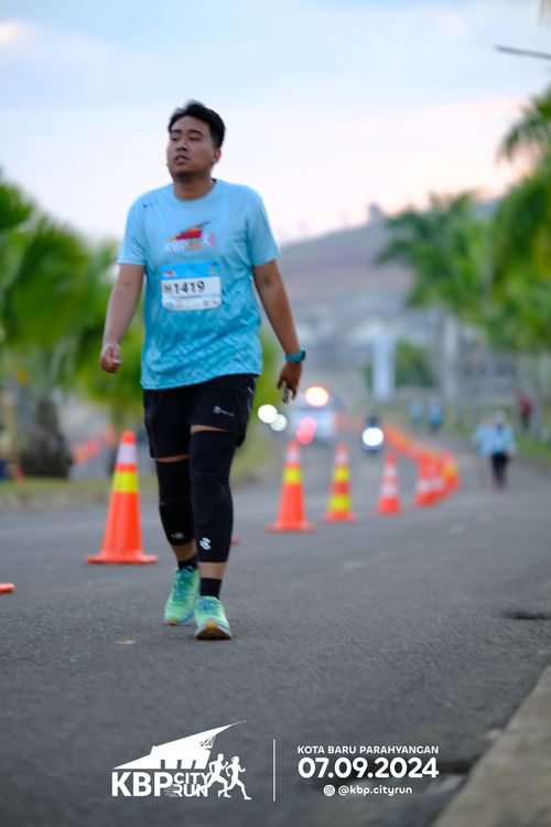 Race photo from KBP City Run 2024