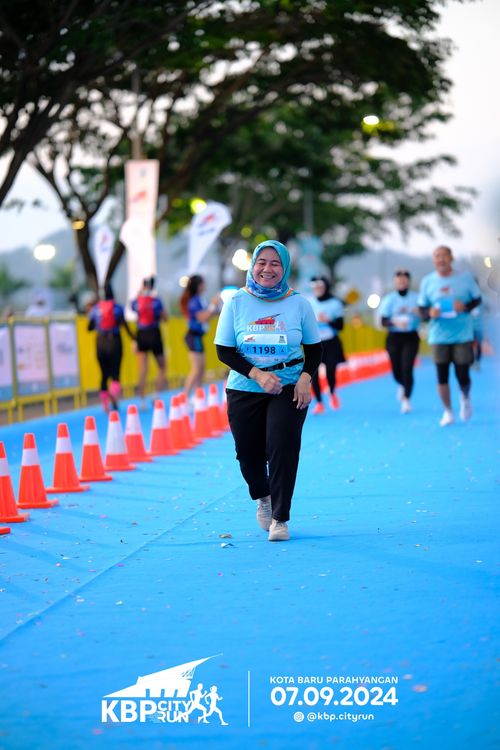 Race photo from KBP City Run 2024
