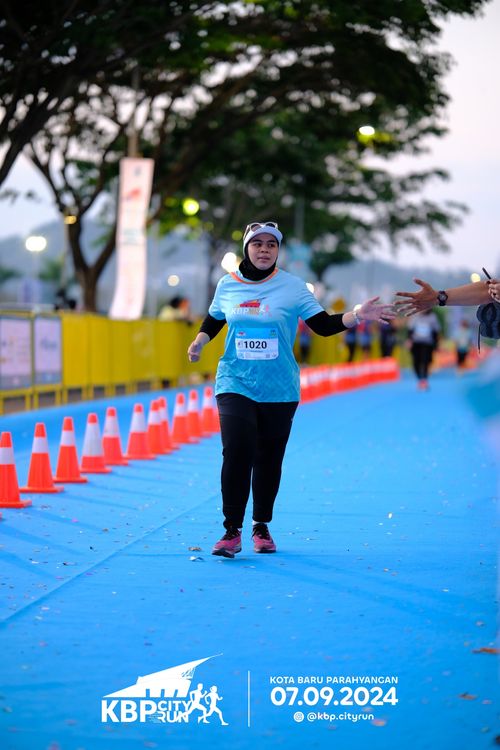 Race photo from KBP City Run 2024