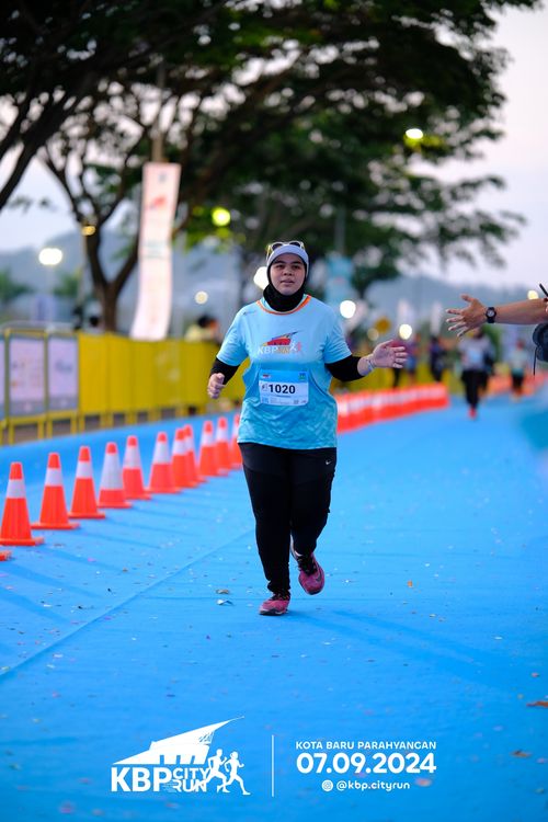 Race photo from KBP City Run 2024