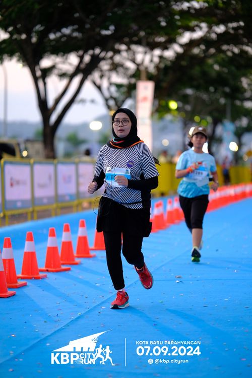 Race photo from KBP City Run 2024