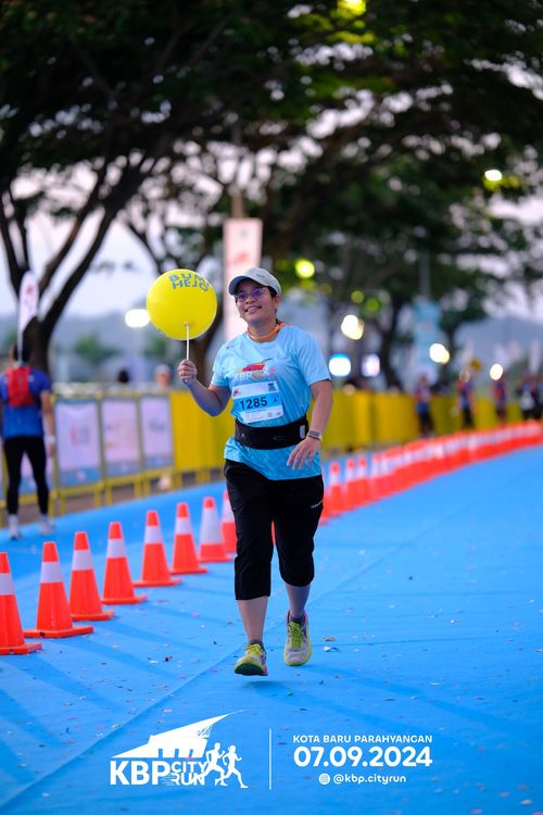 Race photo from KBP City Run 2024
