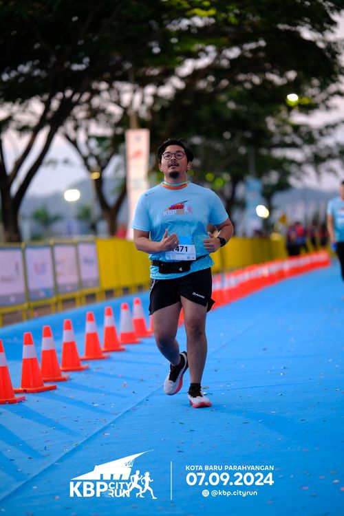 Race photo from KBP City Run 2024